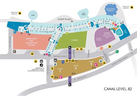 mbs chanel|marina bay sands directory map.